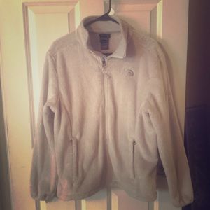 Large North Face Fleece- Cream